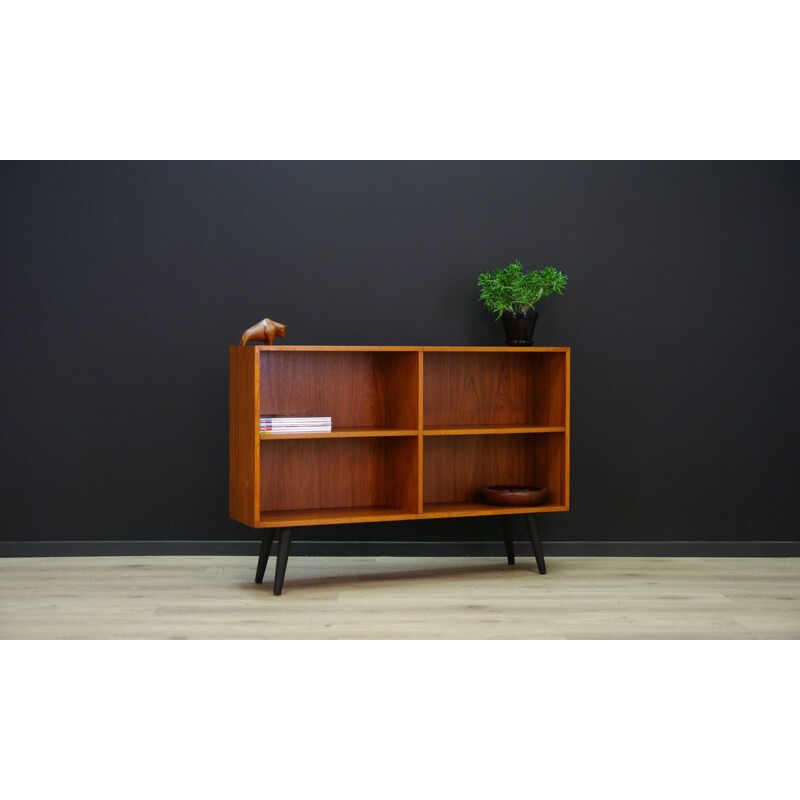 Vintage danish design bookcase in teak 1970