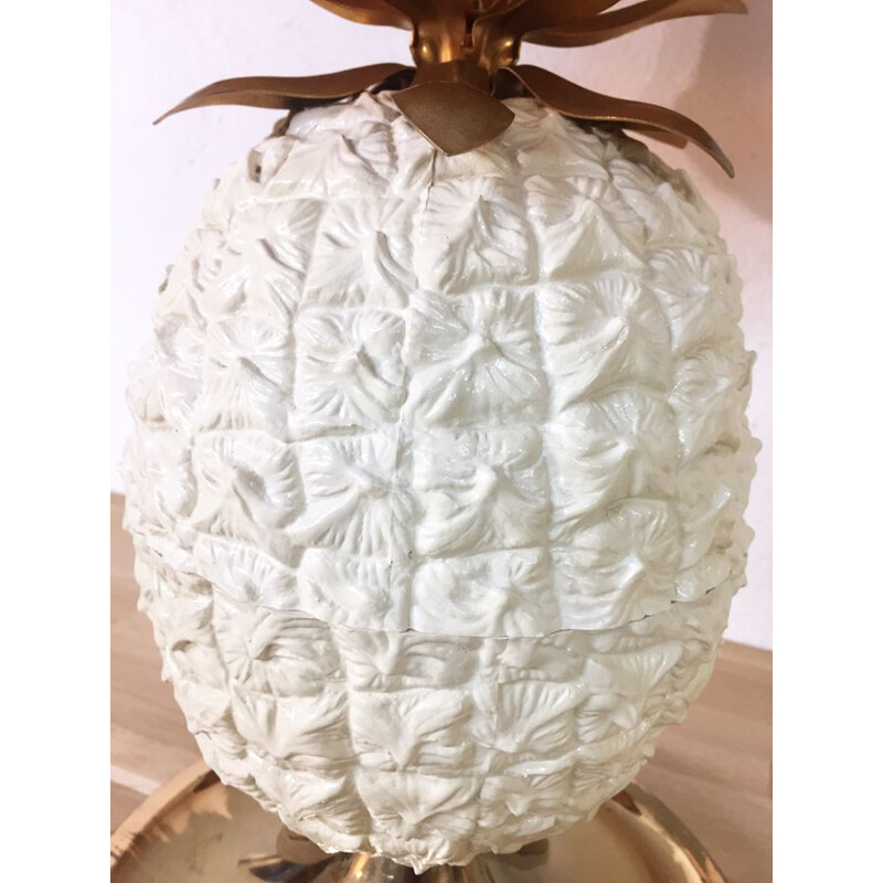 Vintage Italian pineapple lamp