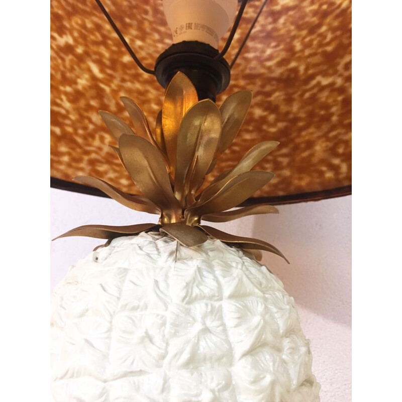 Vintage Italian pineapple lamp