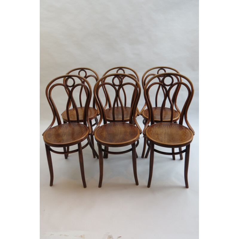Set of 6 J and J Kohn Dining Chairs No 36