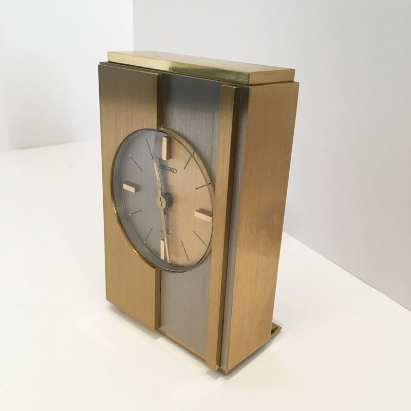 Vintage Japanese clock with alarm by Seiko