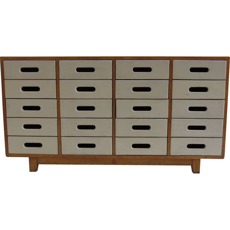 White chest of drawers by James Leonard