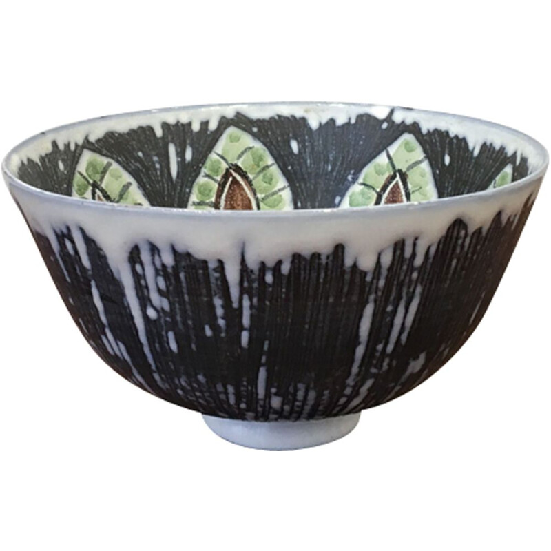 Vintage ceramic bowl by Alingsås, Sweden 1960