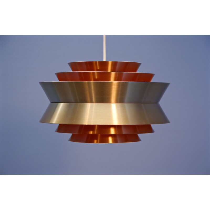 Vintage Swedish pendant lamp "Trava" by Carl Thore for Granhaga