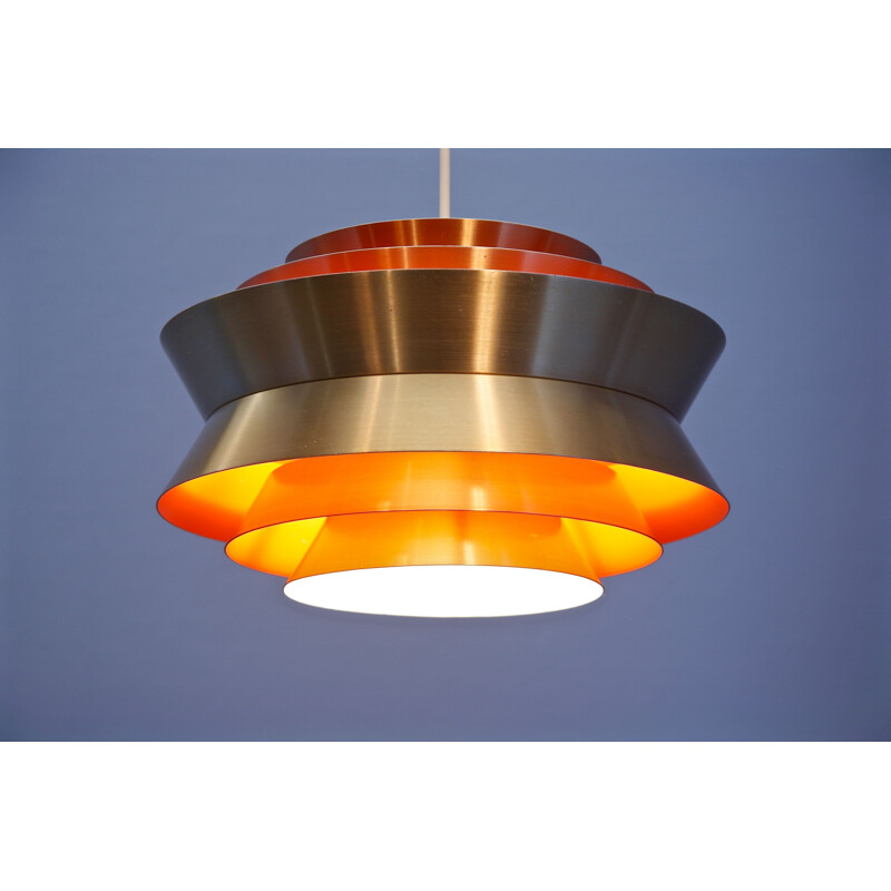 Vintage Swedish pendant lamp "Trava" by Carl Thore for Granhaga