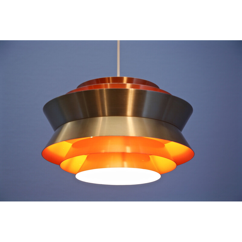 Vintage Swedish pendant lamp "Trava" by Carl Thore for Granhaga