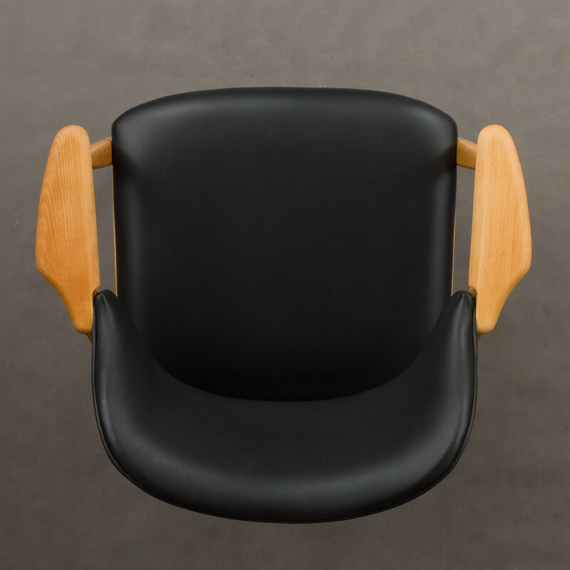 Vintage Danish black chair