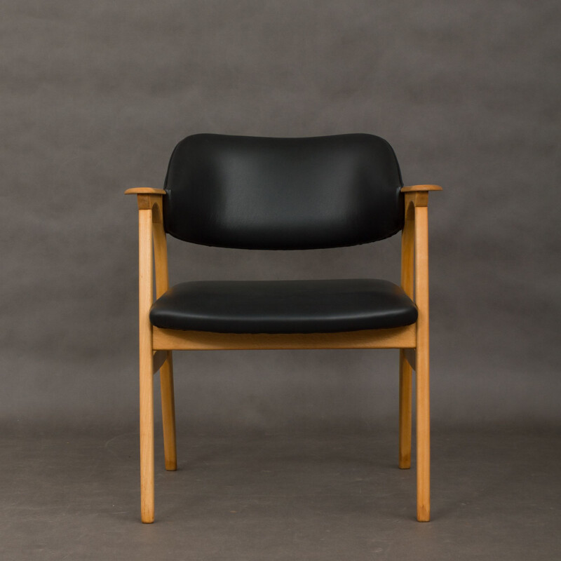 Vintage Danish black chair