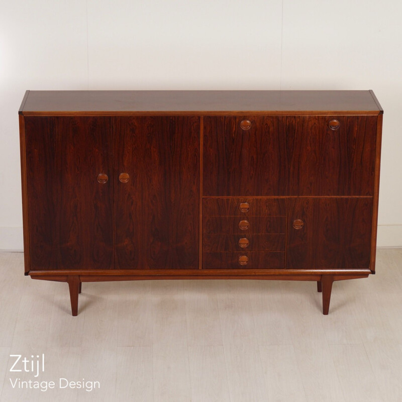 Vintage Psr-130 rosewood sideboard by Marten Franckena for Fristho, Denmark 1962