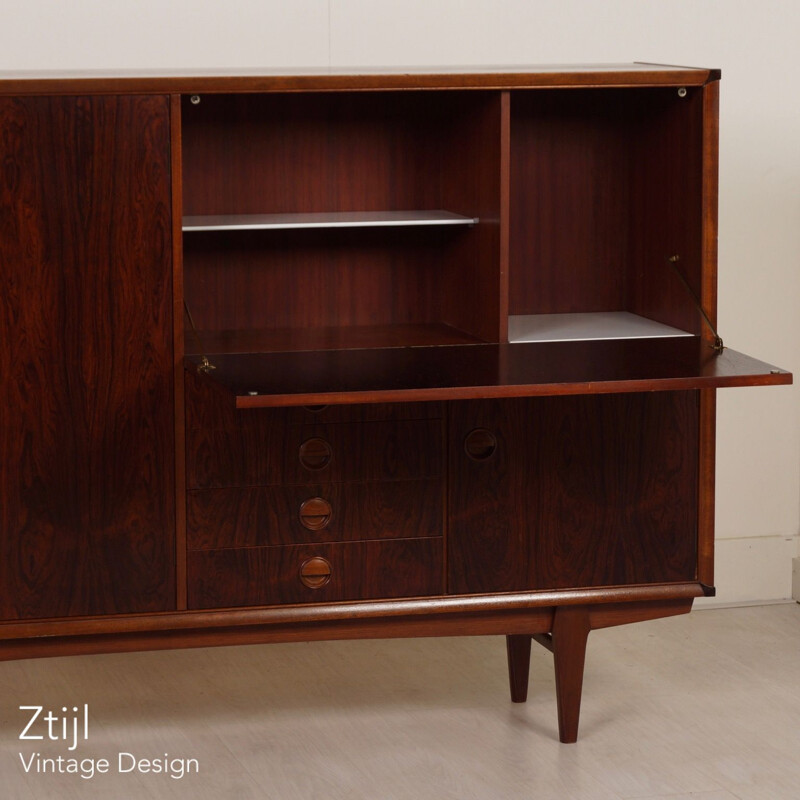 Vintage Psr-130 rosewood sideboard by Marten Franckena for Fristho, Denmark 1962