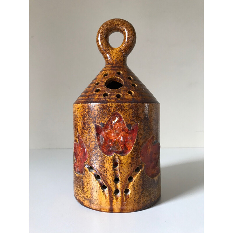 Vintage-Lampe aus Keramik und Harz von Poterie d'Accolay, 1960