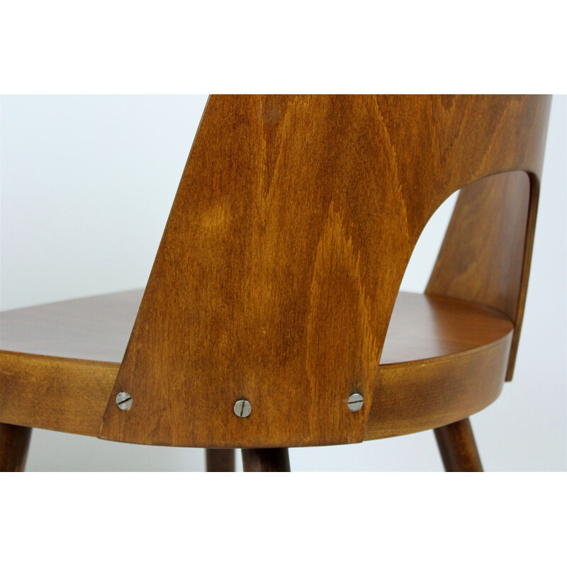 Ensemble de 2 chaise vintage No.515 en bois par Oswald Haerdtl pour TON