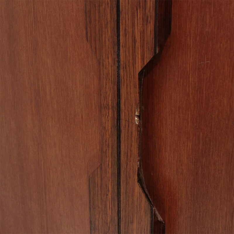 Vintage italian teak modulable sideboard 1960