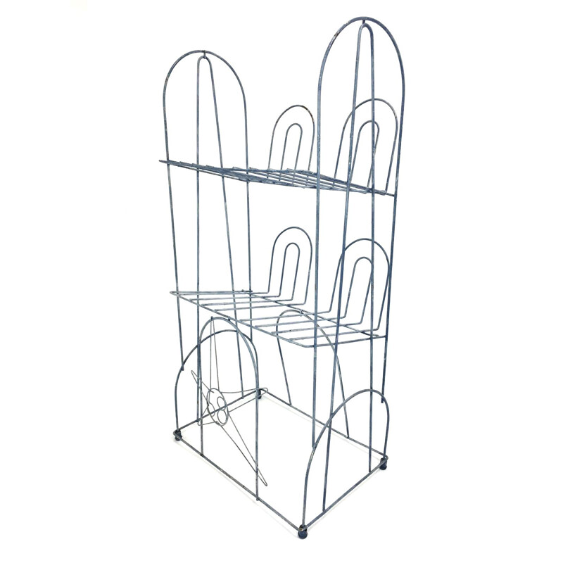 Vintage magazine rack for Brussels World Expo 1958