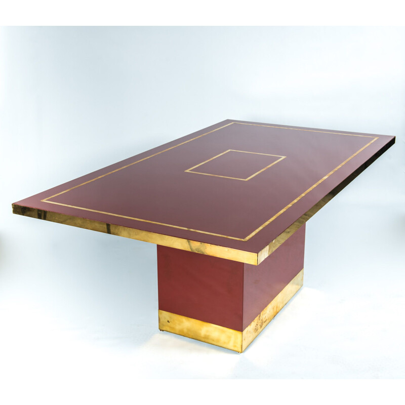 Table vintage rectangulaire par Jean-Claude Mahey