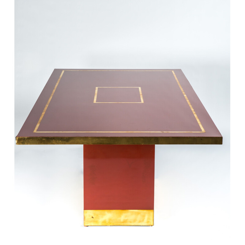 Table vintage rectangulaire par Jean-Claude Mahey