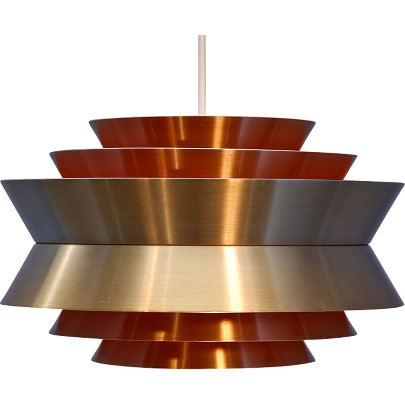 Vintage Swedish pendant lamp "Trava" by Carl Thore for Granhaga