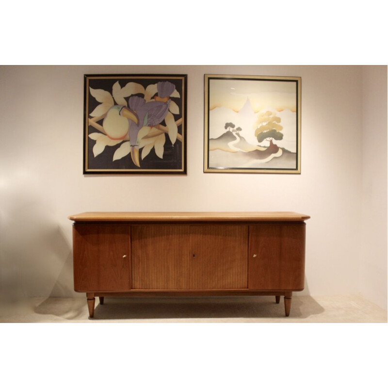 Vintage Dutch sideboard in teak