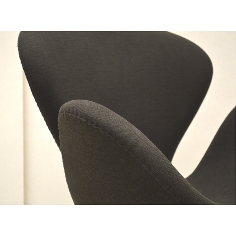 Fauteuil vintage "Swan" par Arne Jacobsen pour Fritz Hansen