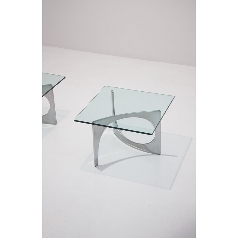 Set of 2 coffee tables by Knut Hesterberg