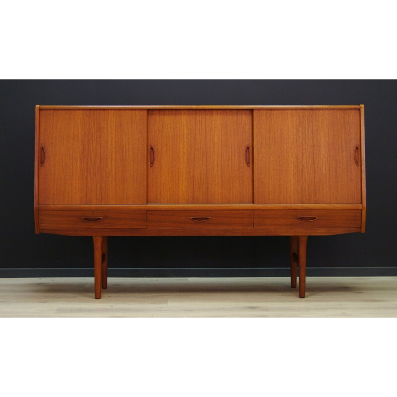 Vintage Danish highboard in teak