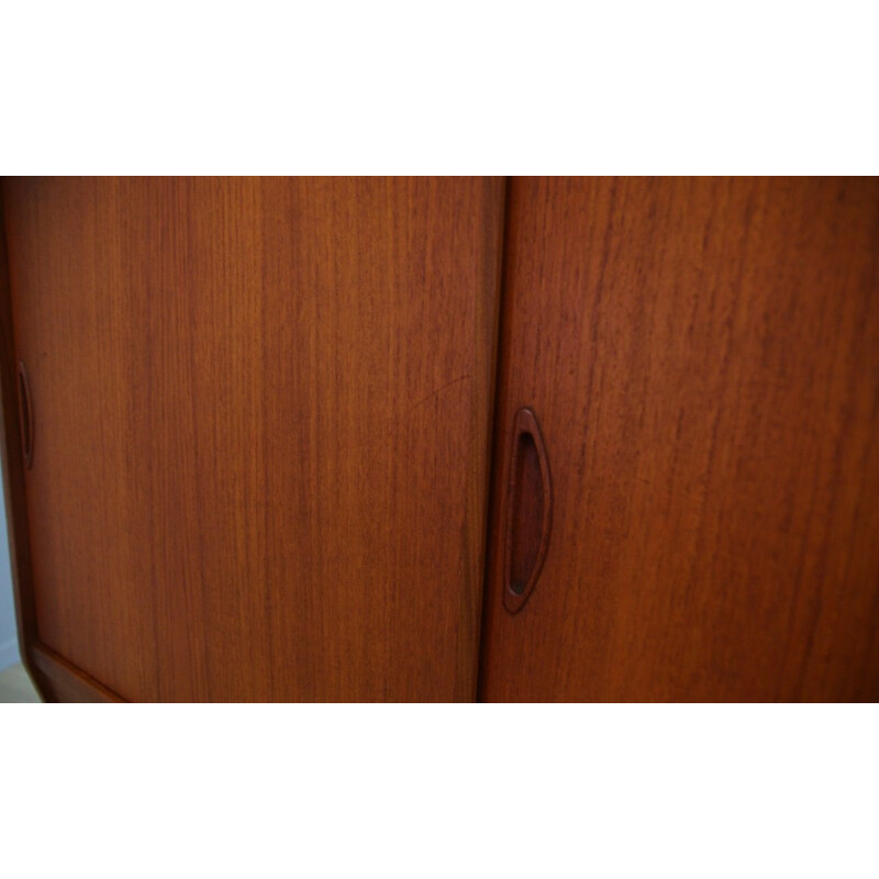 Vintage Danish highboard in teak