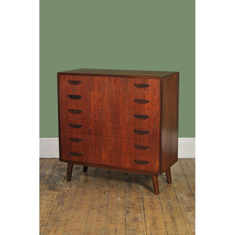 Vintage Danish chest of drawers in teak