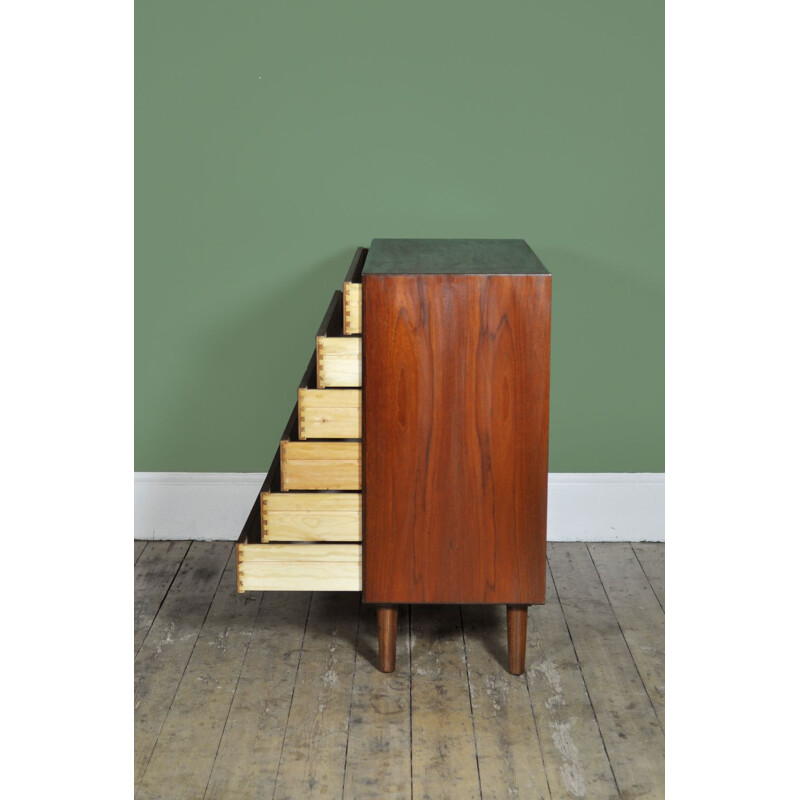 Vintage Danish chest of drawers in teak