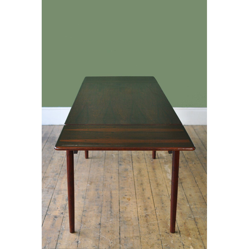 Vintage extendable dining table in rosewood