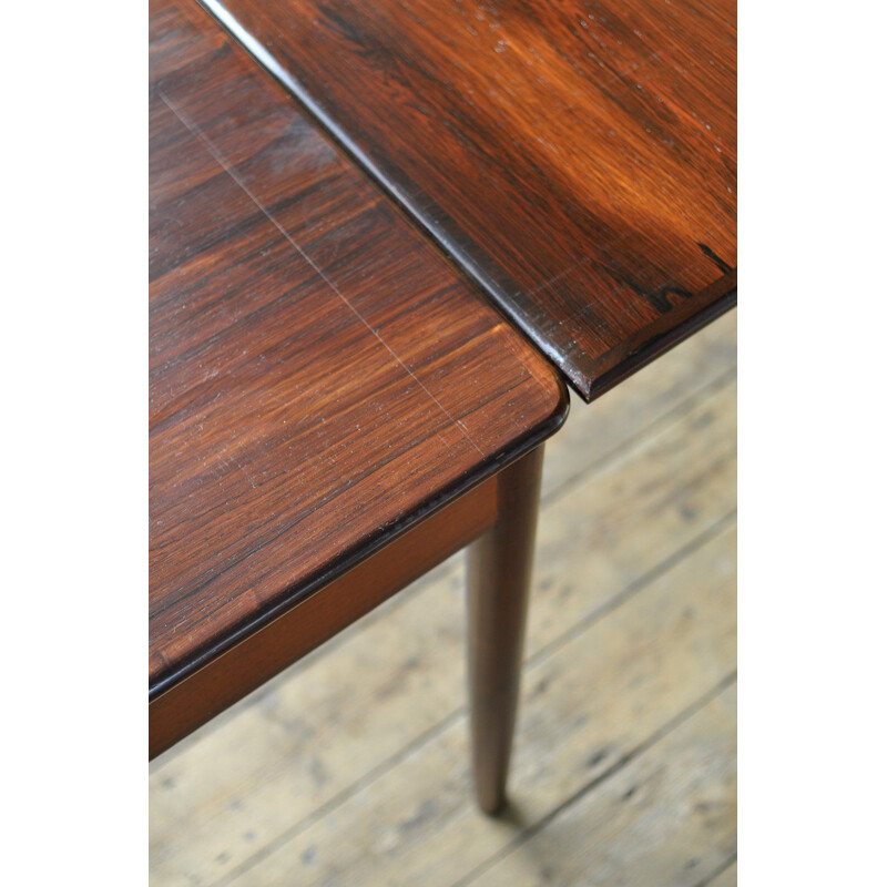 Vintage extendable dining table in rosewood