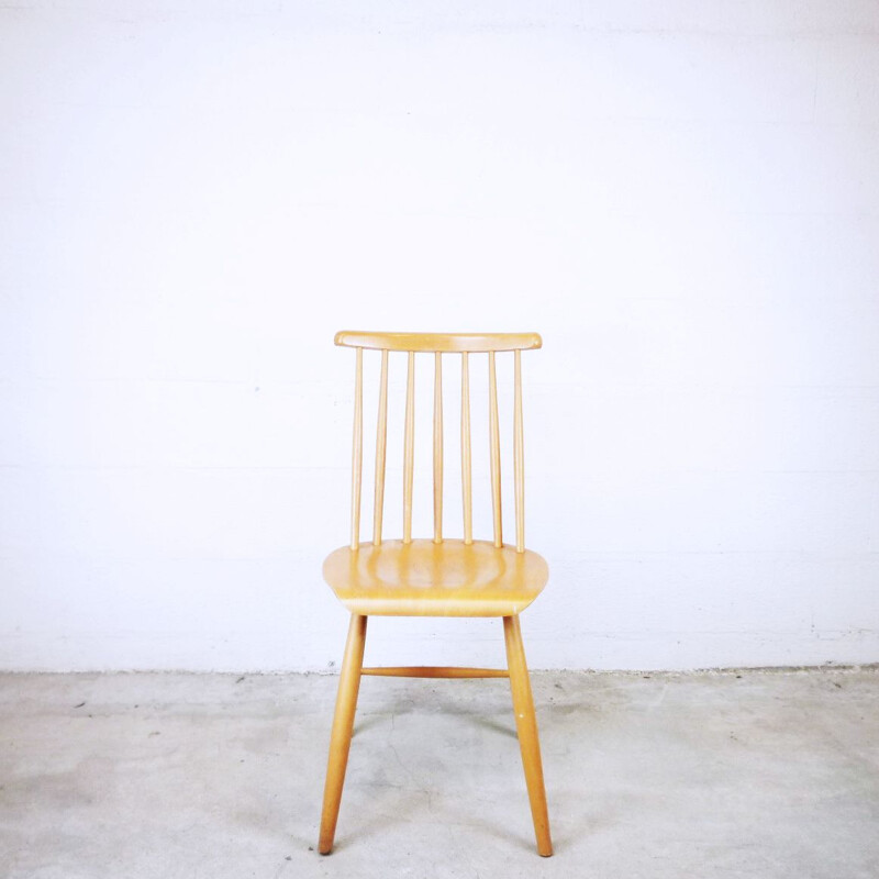Suite de 3 chaises vintage à bâtons par Pinnstolar
