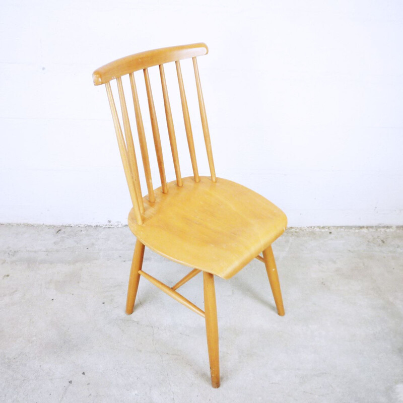 Conjunto de 3 cadeiras de vara vintage por Pinnstolar