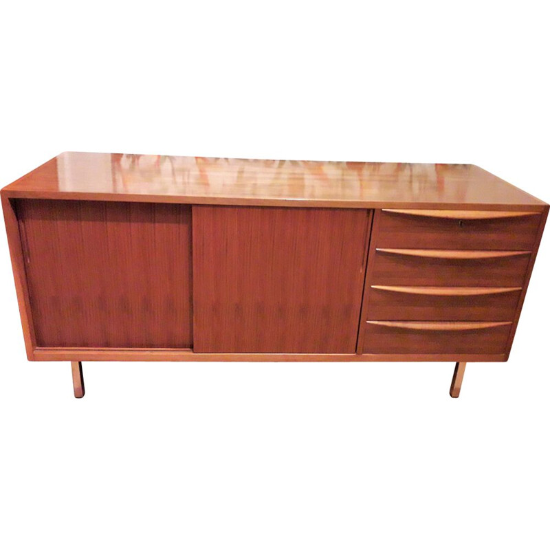 Vintage scandinavian sideboard in walnut