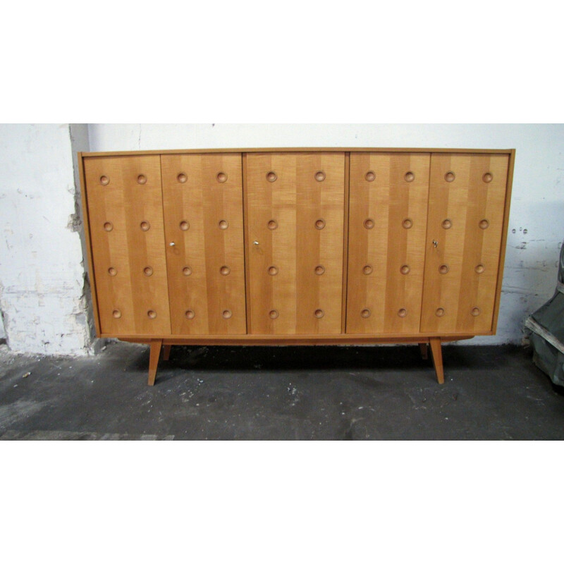 Vintage Italian highboard in wood