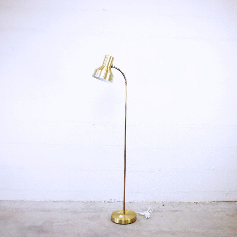 Set of 2 vintage Scandinavian floor lamps