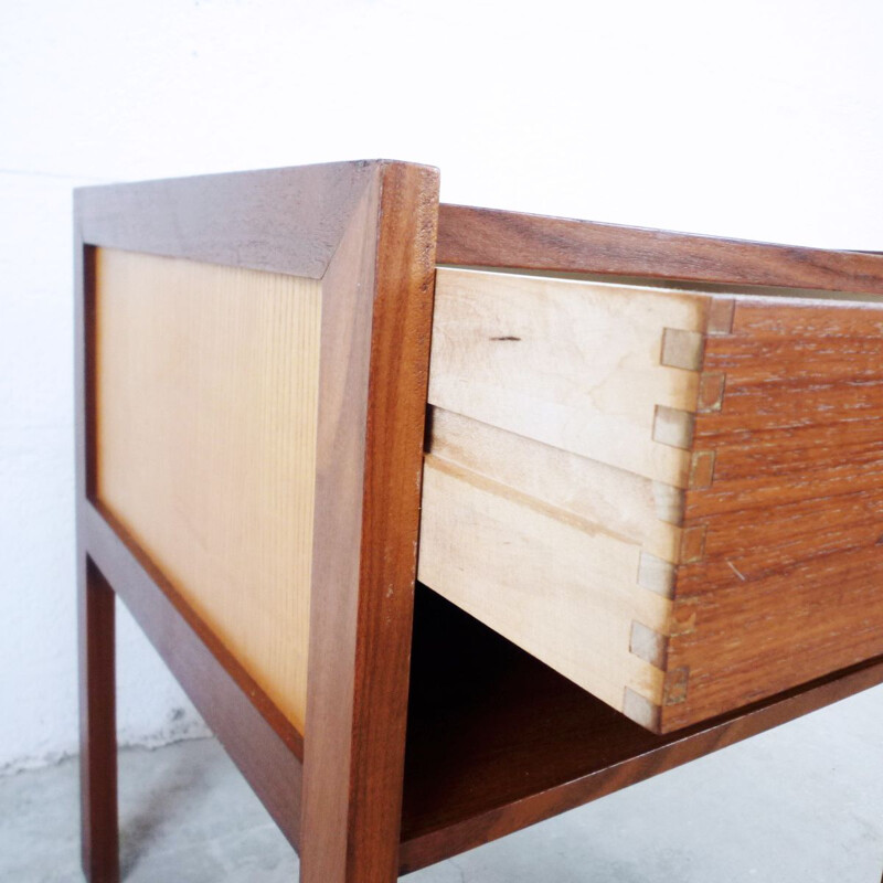 Vintage Scandinavian night stand in teak