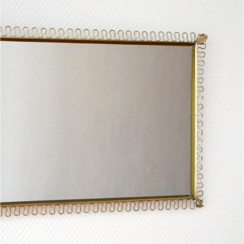 Vintage rectangular mirror by Josef Frank