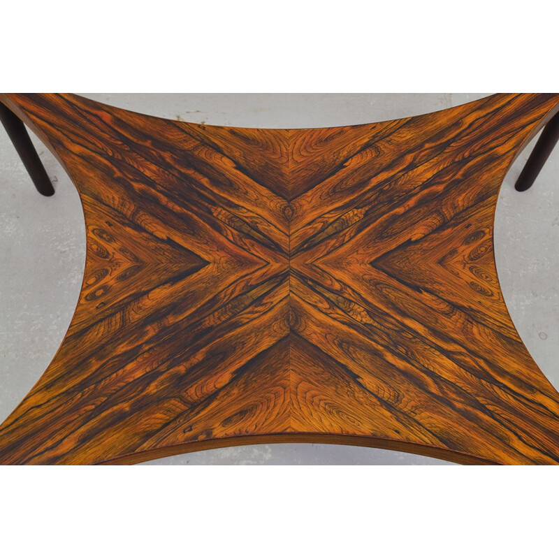 Vintage rosewood coffee table by Sven Ellekaer