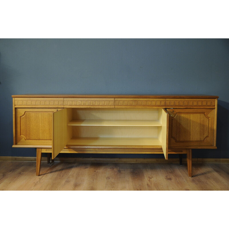 Vintage British sideboard in teak