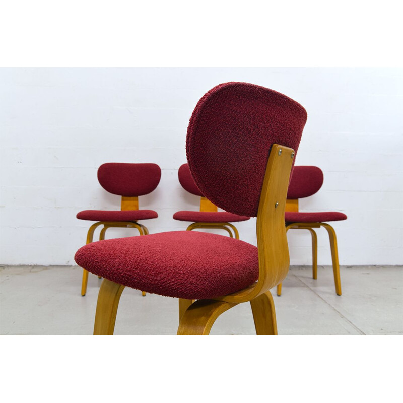 Set of 4 SB02 chairs by Cees Braakman for Pastoe