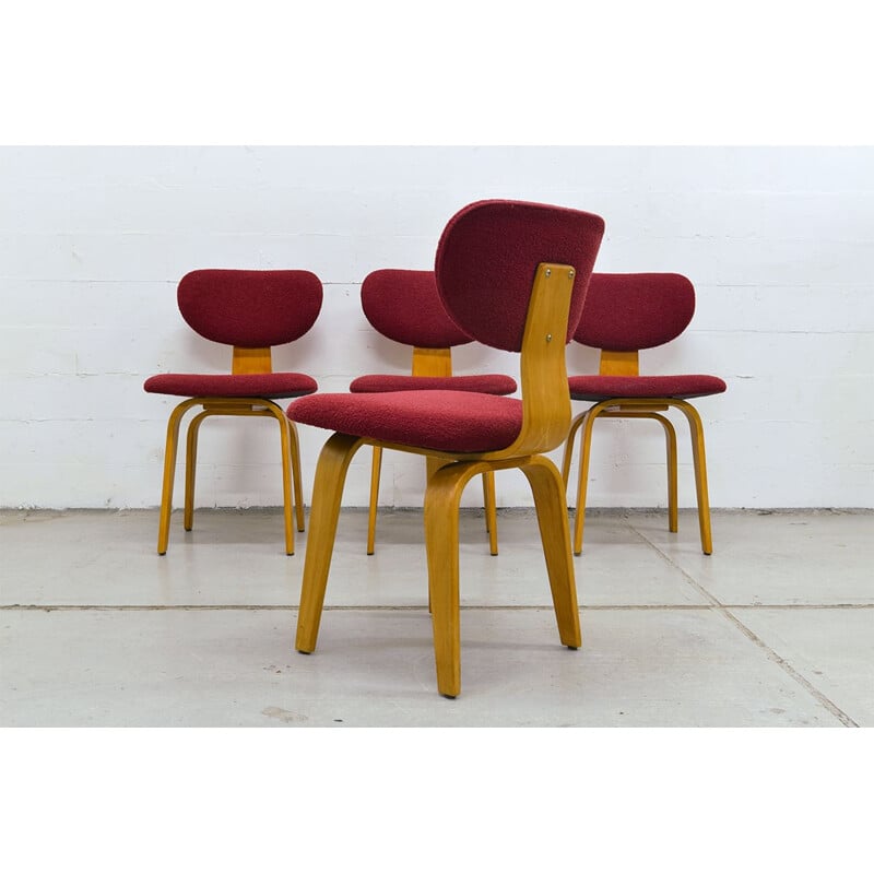 Set of 4 SB02 chairs by Cees Braakman for Pastoe