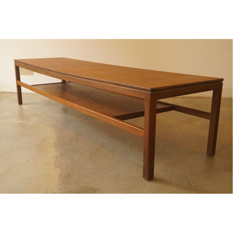 Vintage Scandinavian coffee table in wood