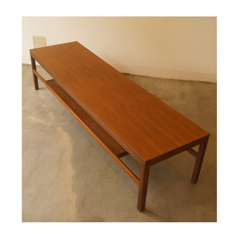 Vintage Scandinavian coffee table in wood