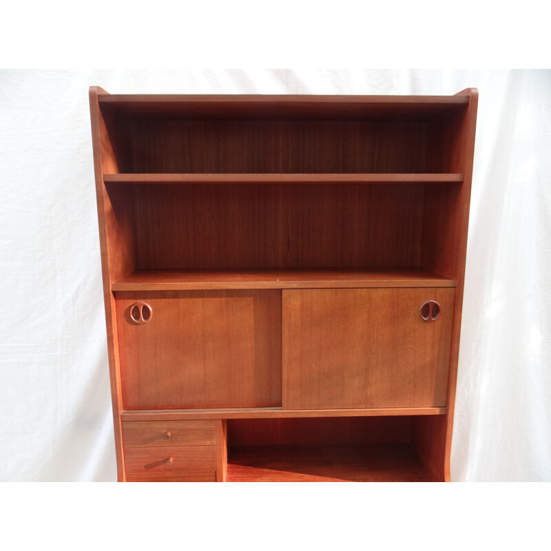 Vintage wooden Scandinavian secretary