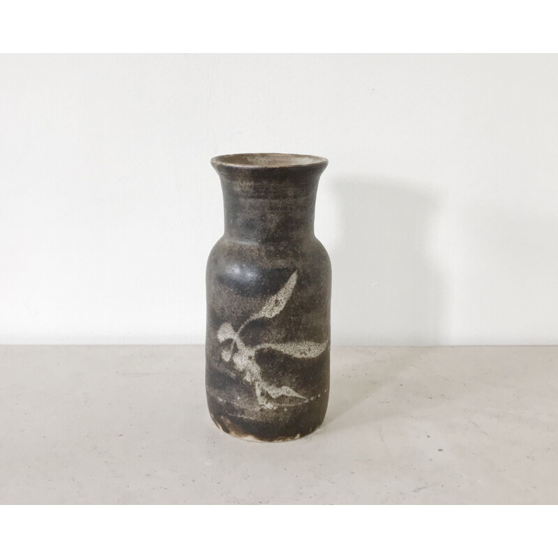 Vase vintage en céramique par Gustave Tiffoche