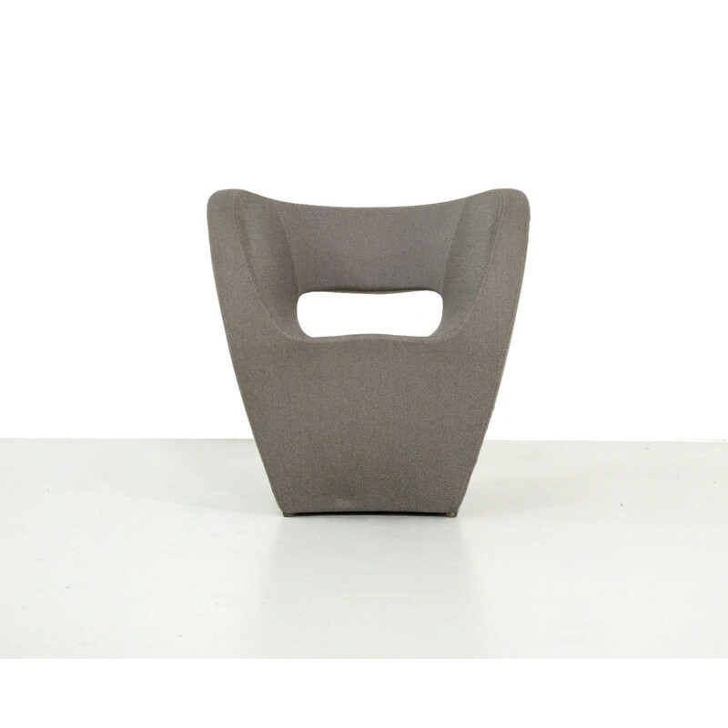 Vintage grey Italian armchair "Victoria and Albert" by Ron Arad for Moroso