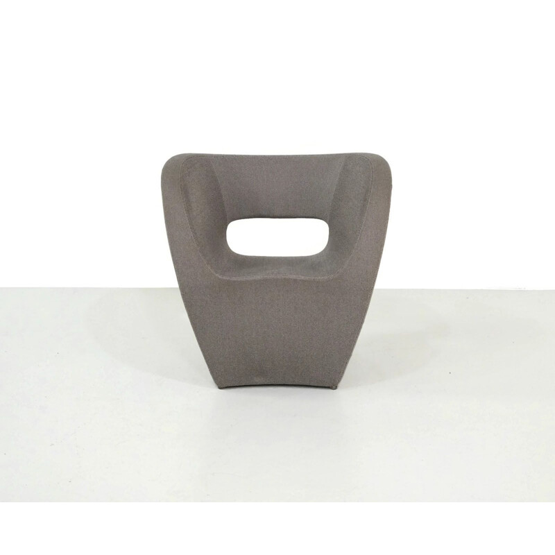 Vintage grey Italian armchair "Victoria and Albert" by Ron Arad for Moroso
