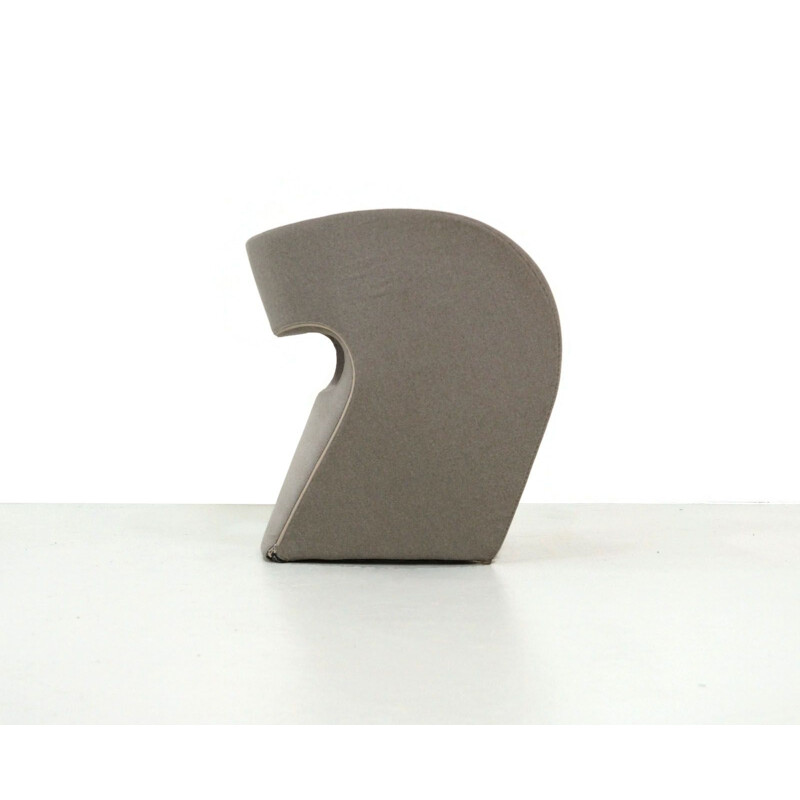 Vintage grey Italian armchair "Victoria and Albert" by Ron Arad for Moroso