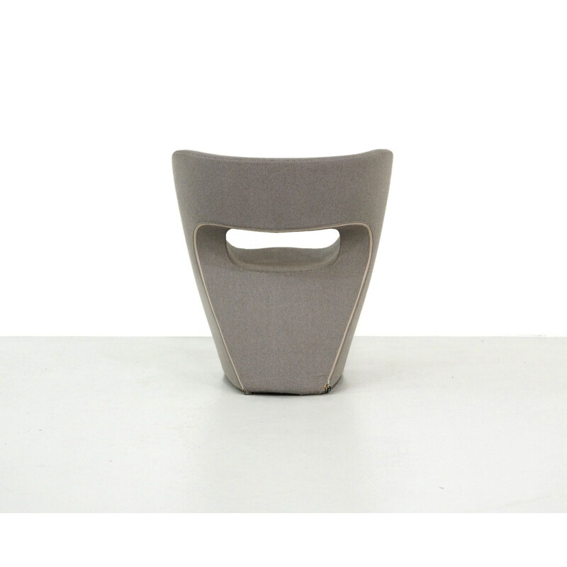 Vintage grey Italian armchair "Victoria and Albert" by Ron Arad for Moroso