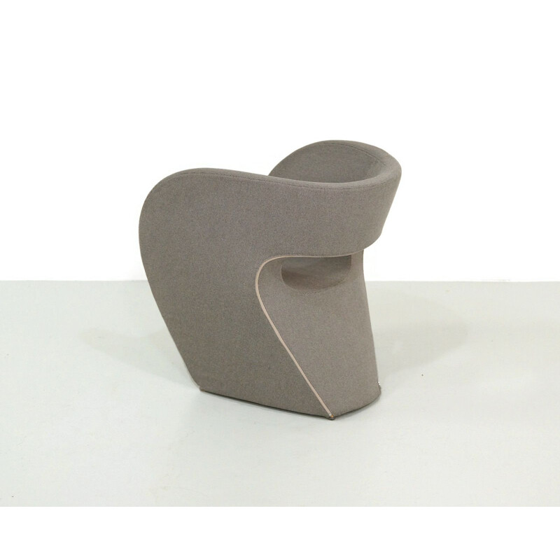 Vintage grey Italian armchair "Victoria and Albert" by Ron Arad for Moroso